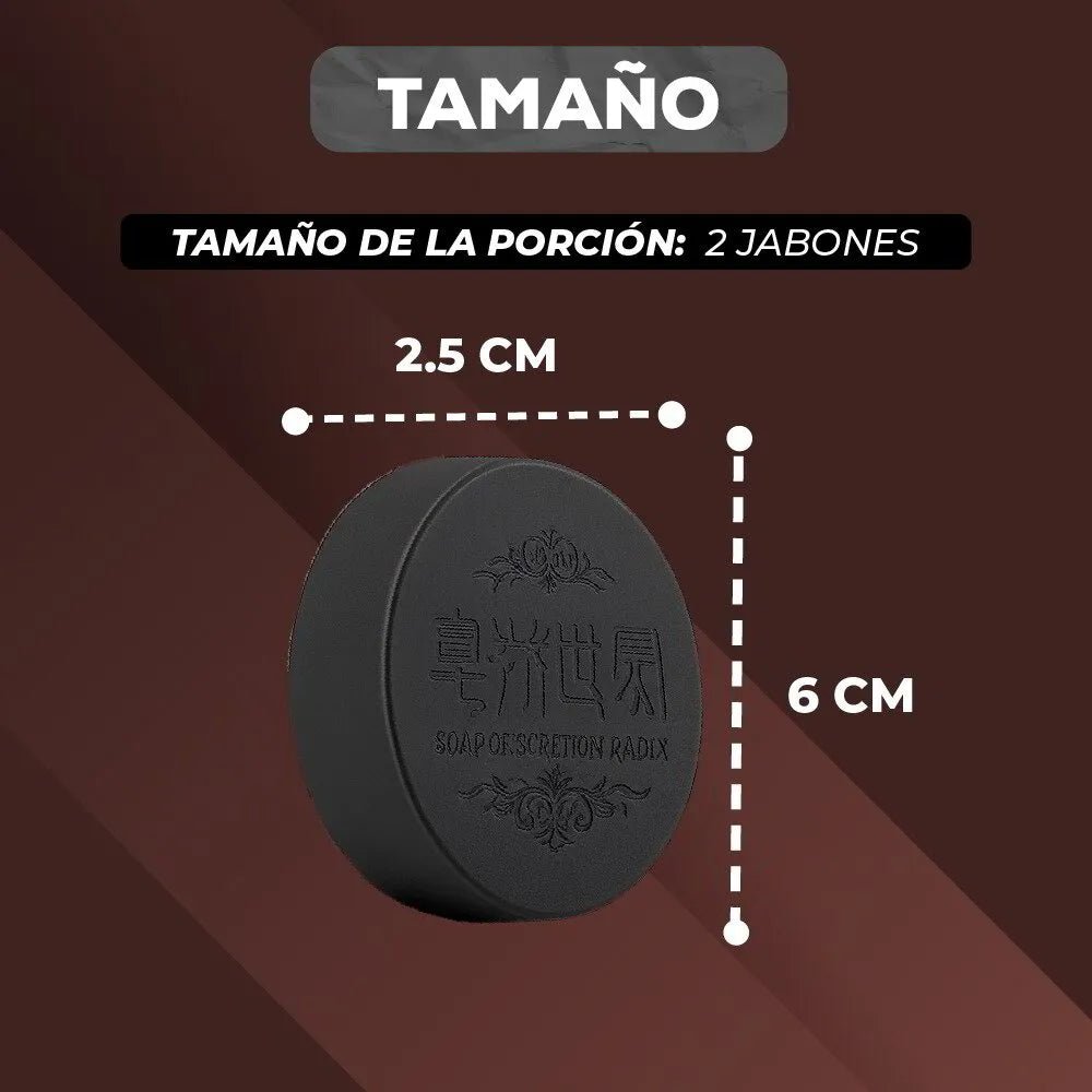 CanaBlock - Jabón negro anticanas con fórmula herbal