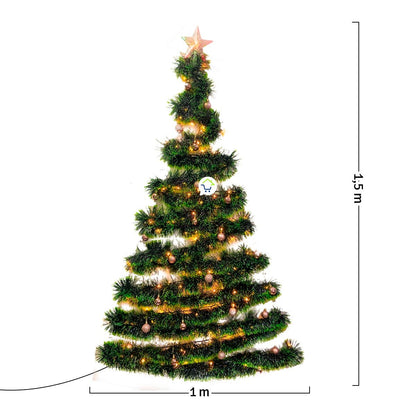 DecoFácil 🎅COMBO ÁRBOL NAVIDEÑO DE PARED🎄¡TE OBSEQUIAMOS LA DECORACIÓN COMPLETA!🎁 - [PROMOCIÓN DISPONIBLE SOLO HOY]