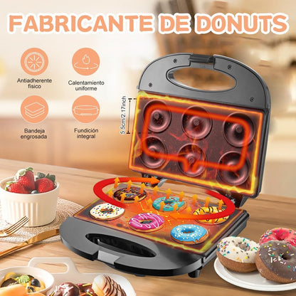 DonaChef Maquina Eléctrica para Hacer Donas 750w - [PROMOCIÓN DISPONIBLE SOLO HOY]