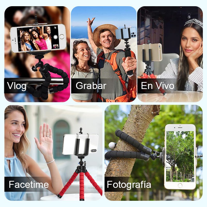 OctoFlex – Soporte Flexible y Antideslizante para Celular