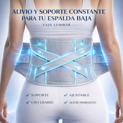 Faja LumbarMax 360: Soporte Total y Postura Perfecta