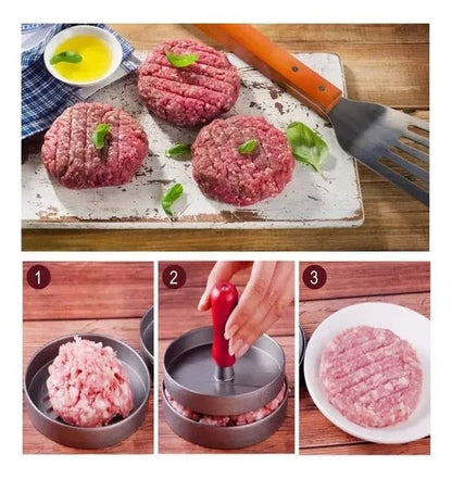 HambuOn Molde prensa para hamburguesa + Envío gratis - [PROMOCIÓN DISPONIBLE SOLO HOY]