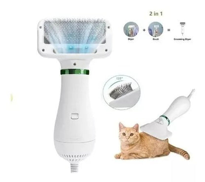 PetGlide Pro Secador profesional de mascotas 2 en 1 (cepillo + secador) | OFERTA 50% - [PROMOCIÓN DISPONIBLE SOLO HOY]