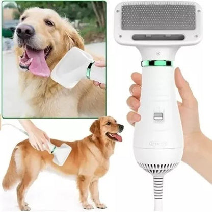 PetGlide Pro Secador profesional de mascotas 2 en 1 (cepillo + secador) | OFERTA 50% - [PROMOCIÓN DISPONIBLE SOLO HOY]