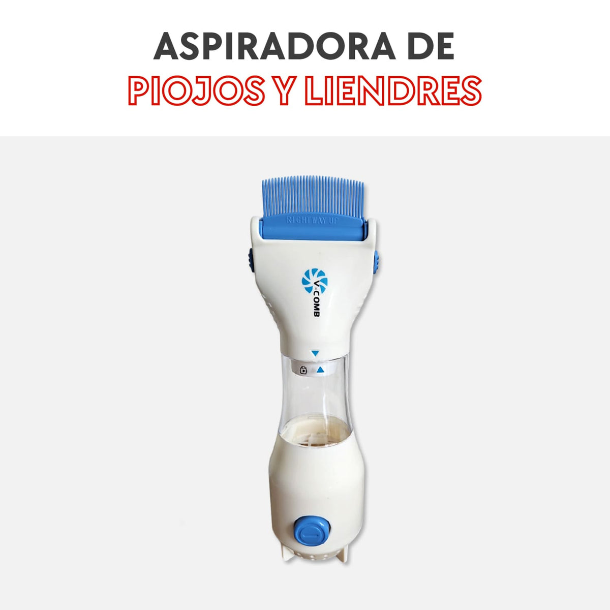 Aspiradora de piojos y liendres