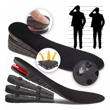 MaxFeet Plantillas de Altura Ajustables 3 Niveles (3CM-5CM-7CM) - [PROMOCIÓN DISPONIBLE SOLO HOY]