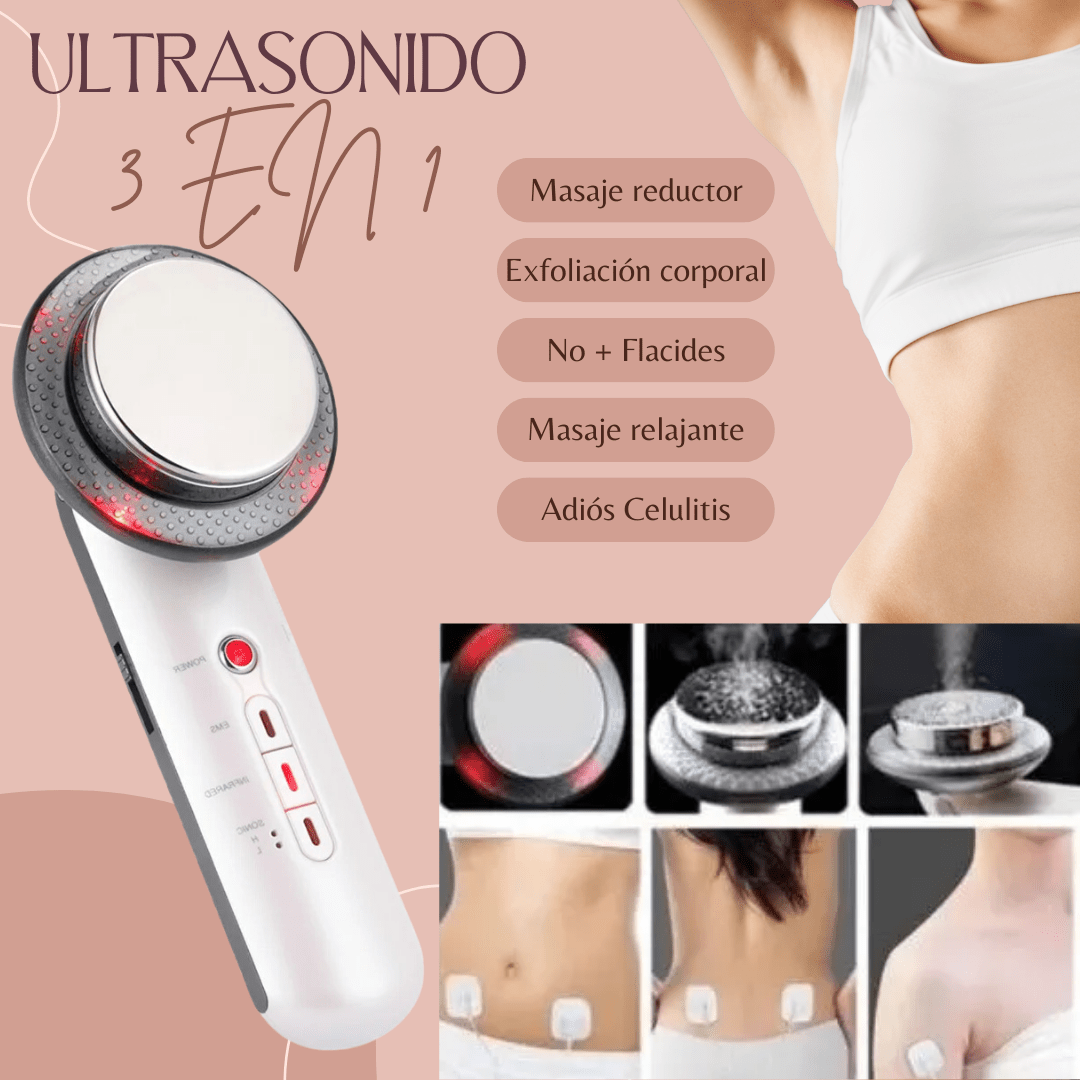 ULTRASOUND BODY 3 EN 1 + GEL CONDUCTOR X 300 ML