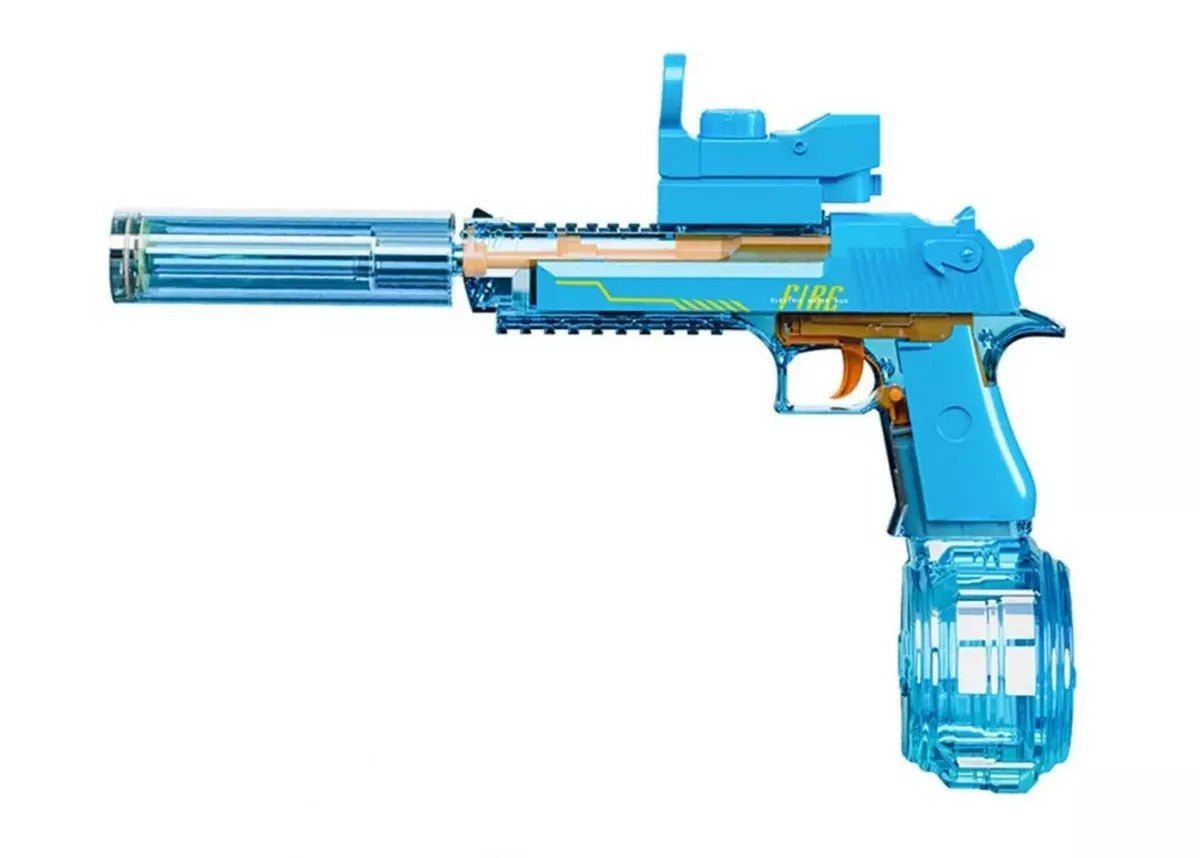 DesertEagle Pistola De Agua Eléctrica Con Luces Transparente - [PROMOCIÓN DISPONIBLE SOLO HOY]