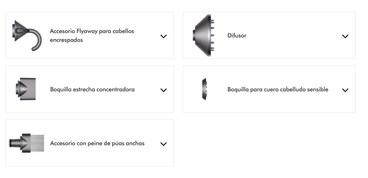 Dys Secador Ultrasónico de Cabello Cinco Piezas - [PROMOCIÓN DISPONIBLE SOLO HOY]