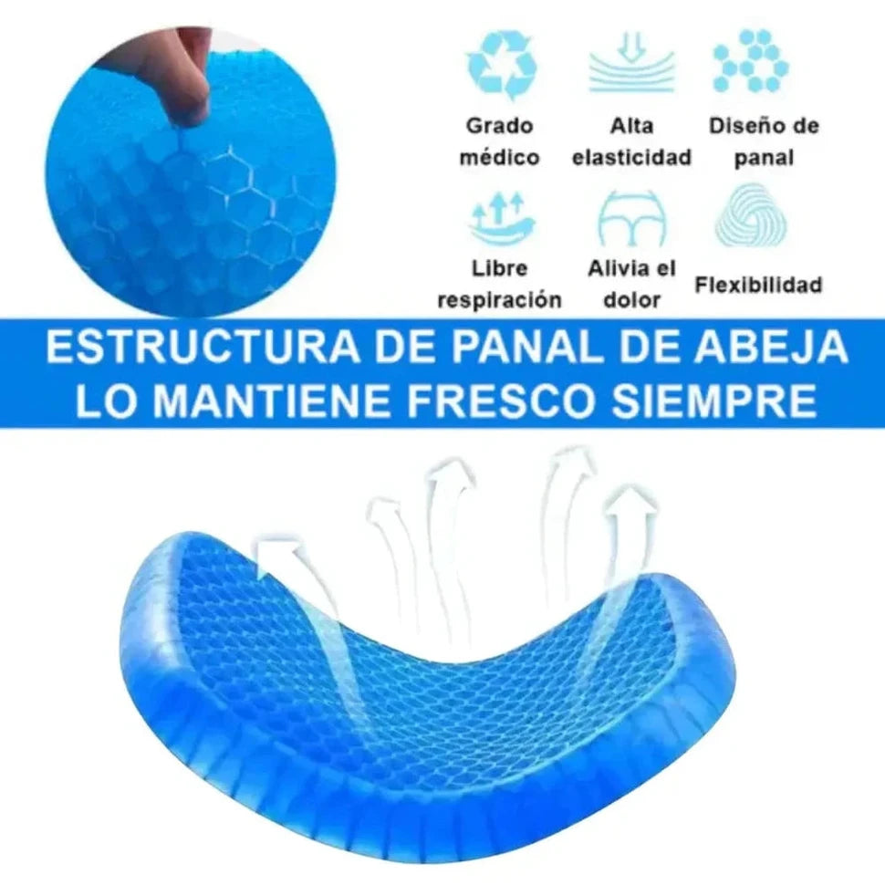 Comfort Gel: Cojín de alivio profundo para tu espalda