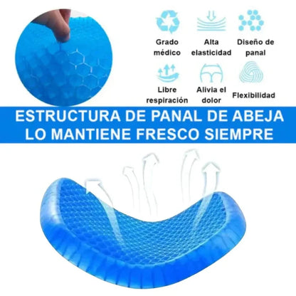 Comfort Gel: Cojín de alivio profundo para tu espalda