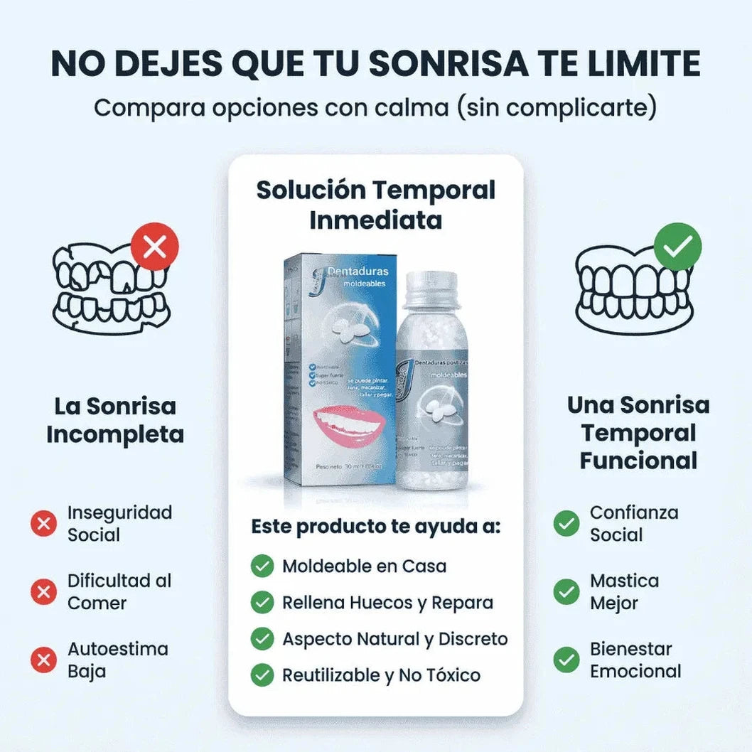 Resina Dental Moldeable: Sonrie Sin Miedo 😁