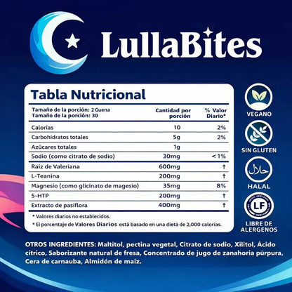 LullaBites Sleep Gummies — Duerme mejor, vive mejor