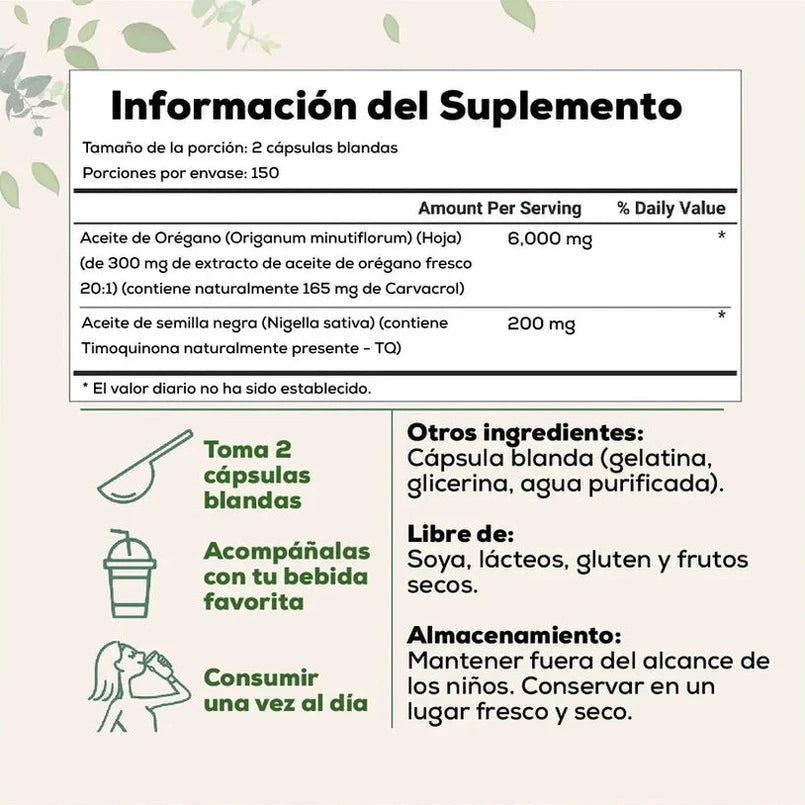 Aceite de Oregano | Bienestar y Cuidado Natural