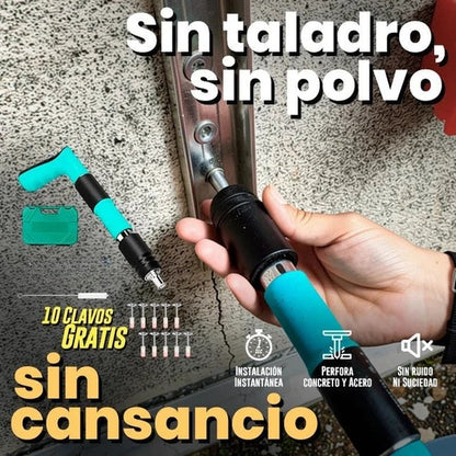 Pistola Neumática Fijación Clavos Acero - 1