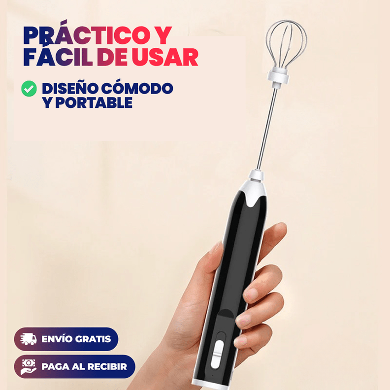 ESPUMADOR DE LECHE MULTIFUNCIONAL RECARGABLE - 4