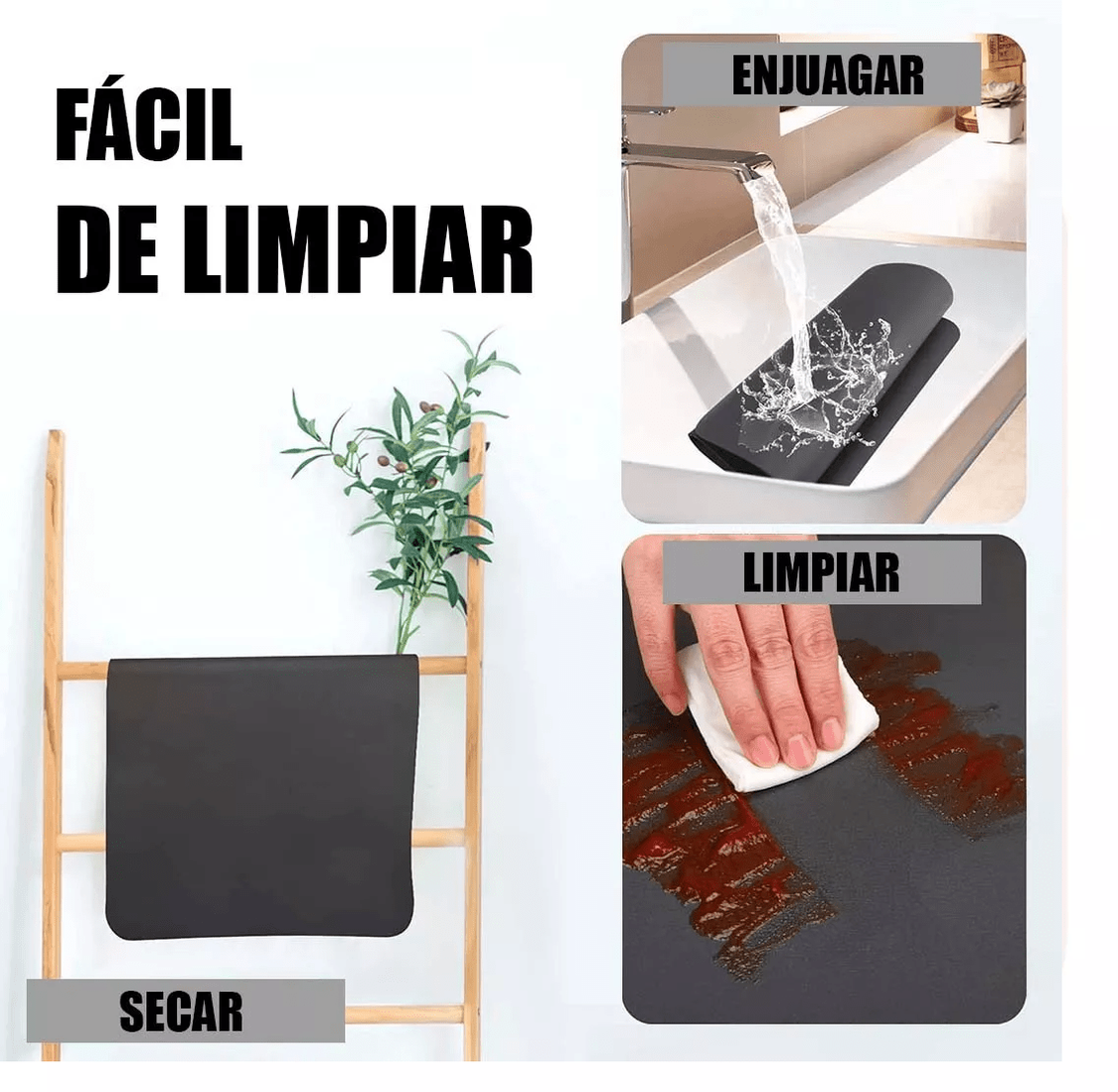PROMO 2x1 Tapete Super Absorbente Antideslizante - 4