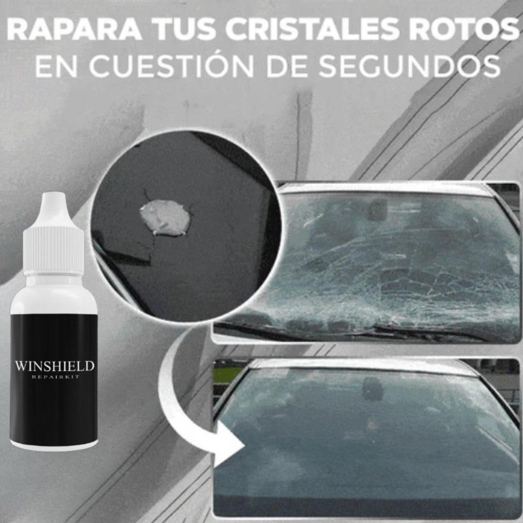 Kit Reparador de cristales VidrioFix – Repara parabrisas, pantallas y espejos al instante. - 4