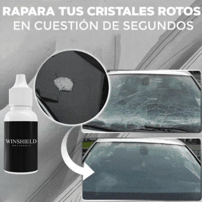 Kit Reparador de cristales VidrioFix – Repara parabrisas, pantallas y espejos al instante. - 4