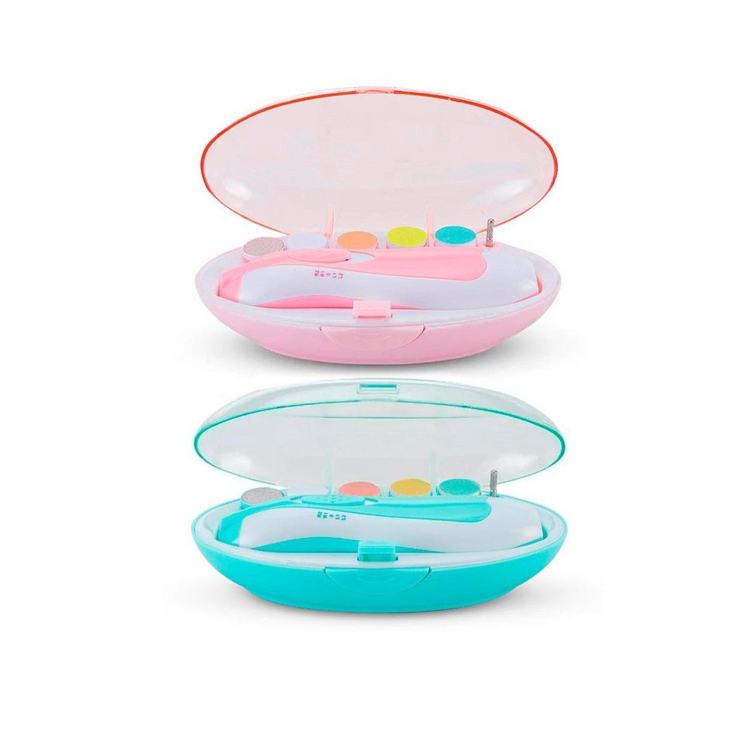 Kit cortaúñas eléctrico, lima eléctrica para bebés con cabezales intercambiables - 6