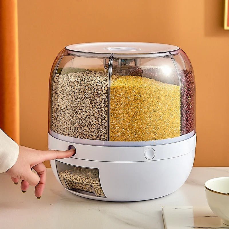 GiraGranos Dispensador de Granos y Arroz Giratorio - [PROMOCIÓN DISPONIBLE SOLO HOY]