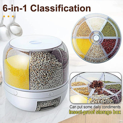 GiraGranos Dispensador de Granos y Arroz Giratorio - [PROMOCIÓN DISPONIBLE SOLO HOY]