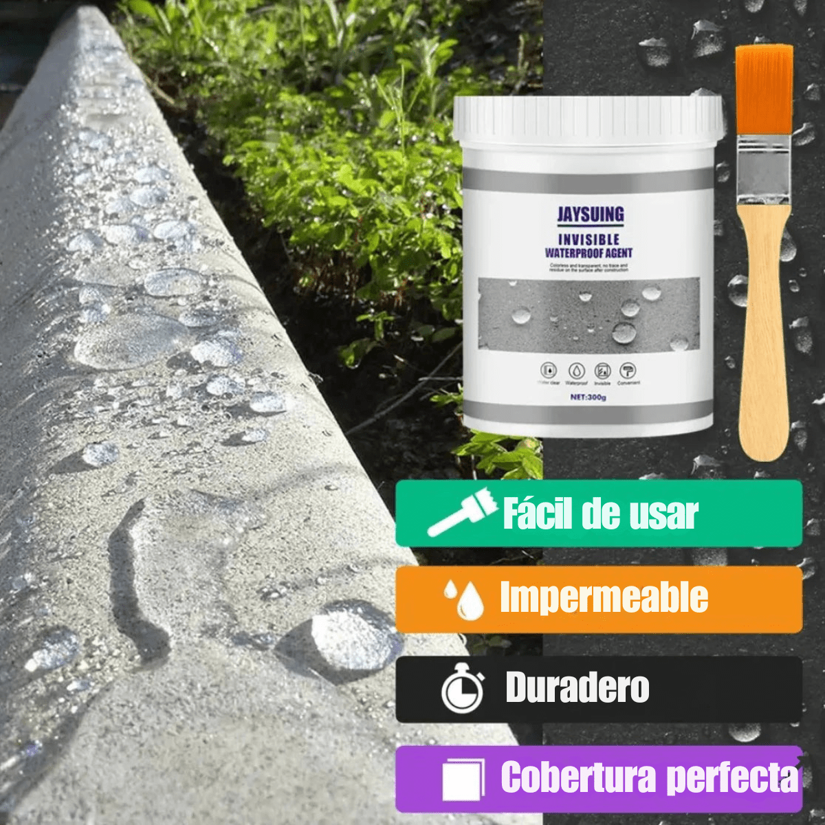 Impervia - sellador Impermeabilizante Invisible (500ml)