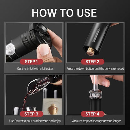 🍷 VinMaster – Kit 4 en 1 para Amantes del Vino 🥇 - [PROMOCIÓN DISPONIBLE SOLO HOY]